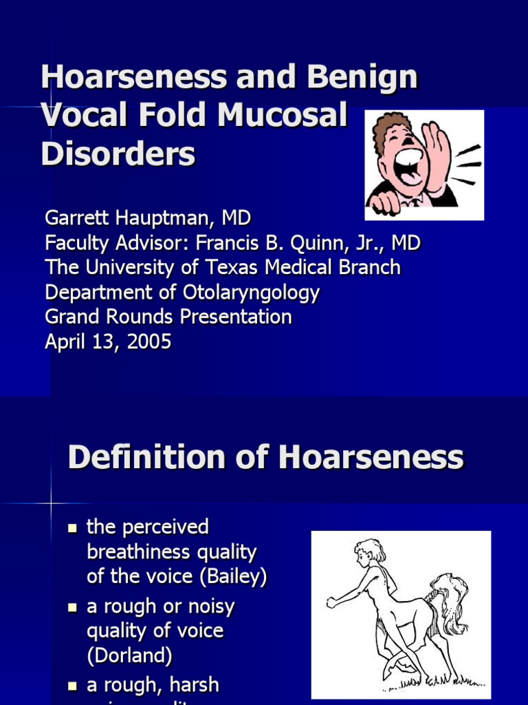 Featured image for When Hoarseness Signals More Serious Underlying Conditions