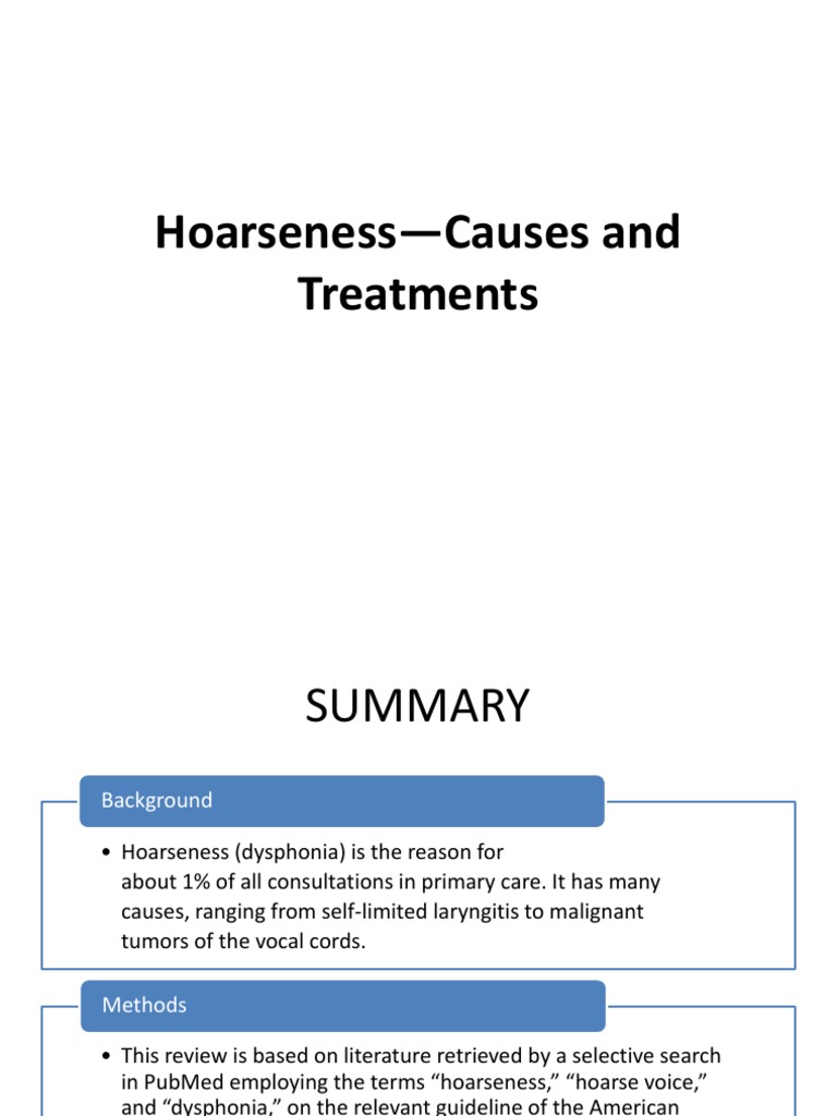 Content image for When Hoarseness Signals More Serious Underlying Conditions