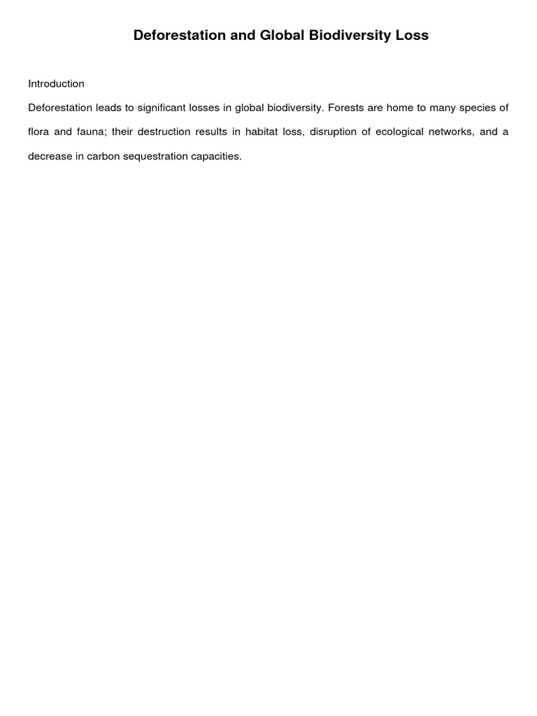 Featured image for The Role of Deforestation in Biodiversity Loss Worldwide