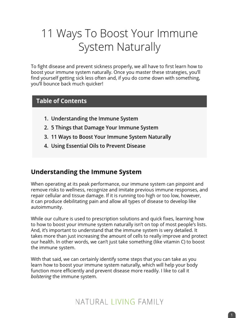 Featured image for Simple Strategies Boosting Immune System Naturally