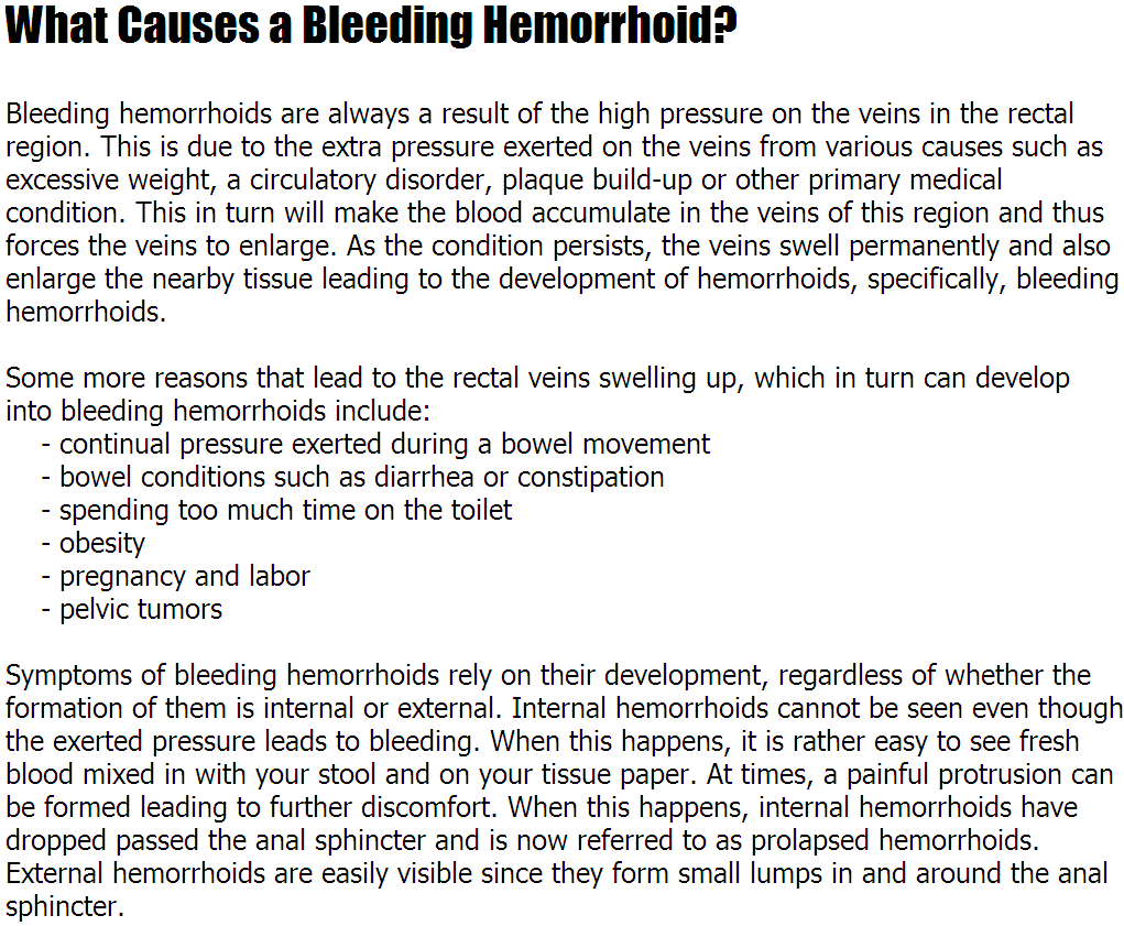 Content image for Understanding Causes Behind Painful Hemorrhoid Symptoms