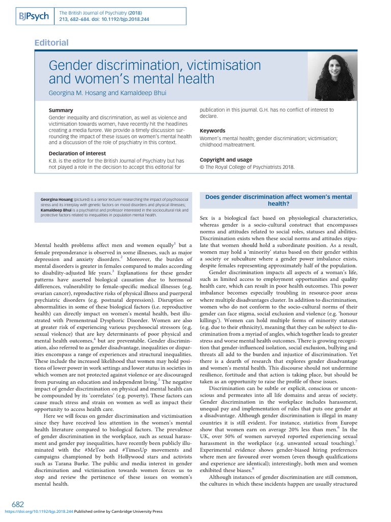 Featured image for Coping Mechanisms for Gender-Based Discrimination Experiences